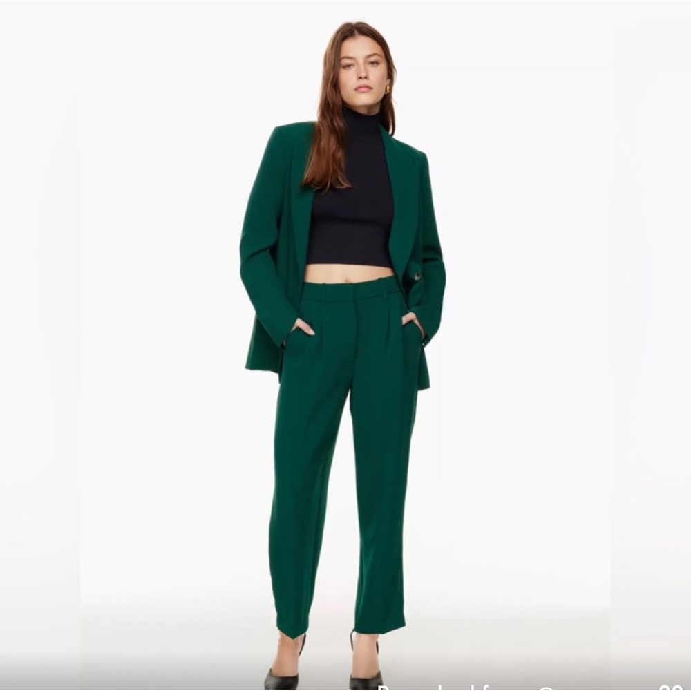 Aritzia Wilfred Effortless Pant - aventurine green